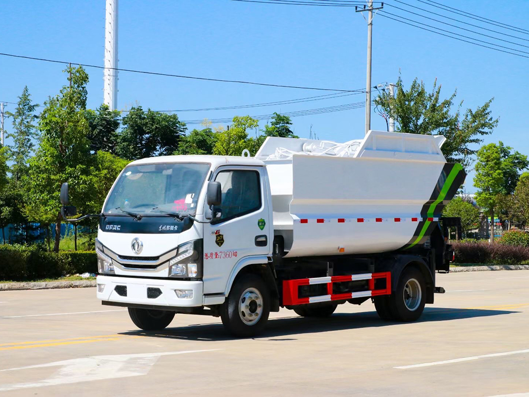 東風小多利卡無泄漏后掛桶垃圾車