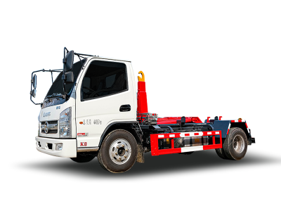 藍牌凱馬建筑勾臂垃圾車