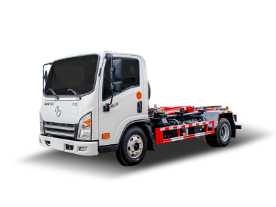 藍牌大運5方勾臂垃圾車