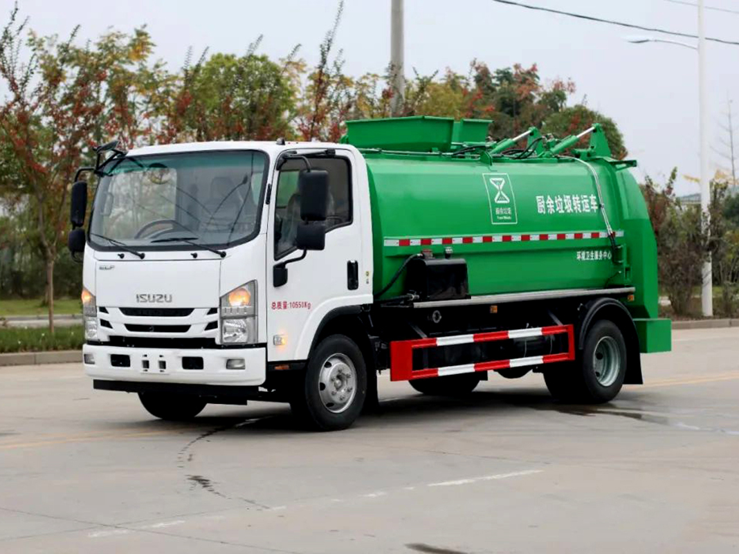 慶鈴五十鈴6方餐廚垃圾車(chē)